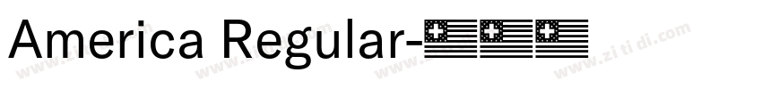 America Regular字体转换 America Regular字体转换